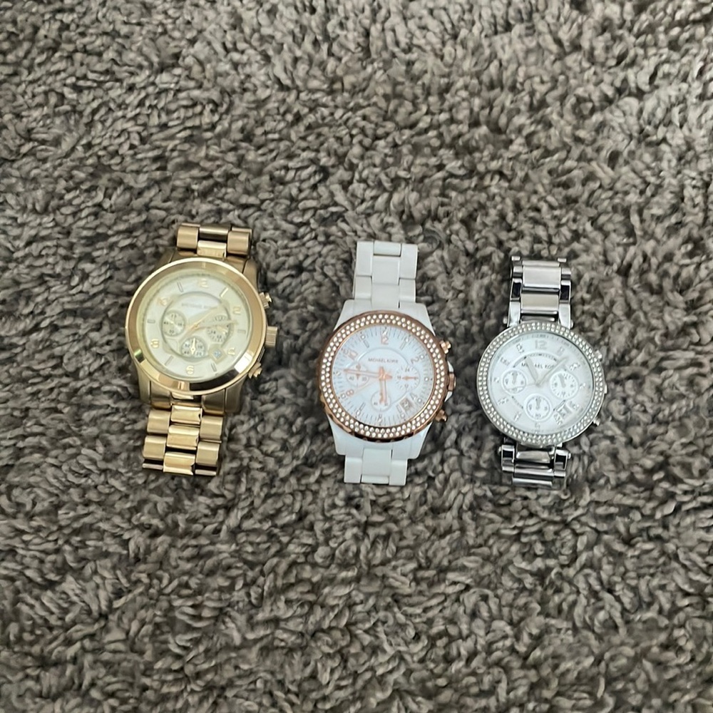 Michael Kors 3 watches